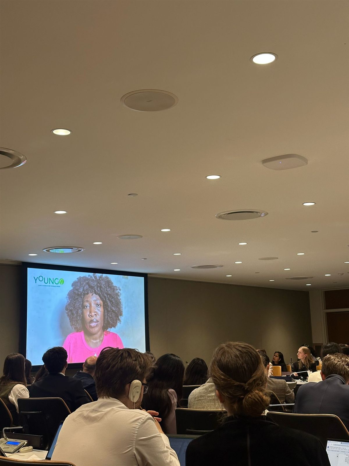 YOUNGO Food & Agriculture intervention at the High-Level Political Forum