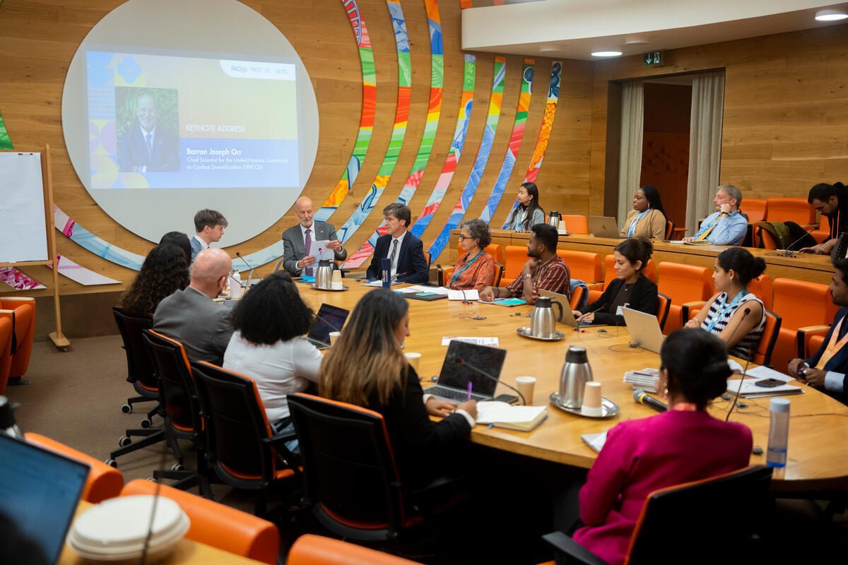 YOUNGO Food & Agriculture members at the World Food Forum