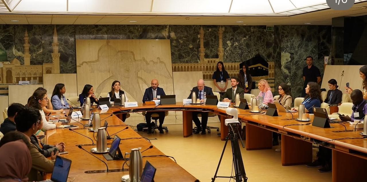 YOUNGO Food & Agriculture members at a World Food Forum high-level event
