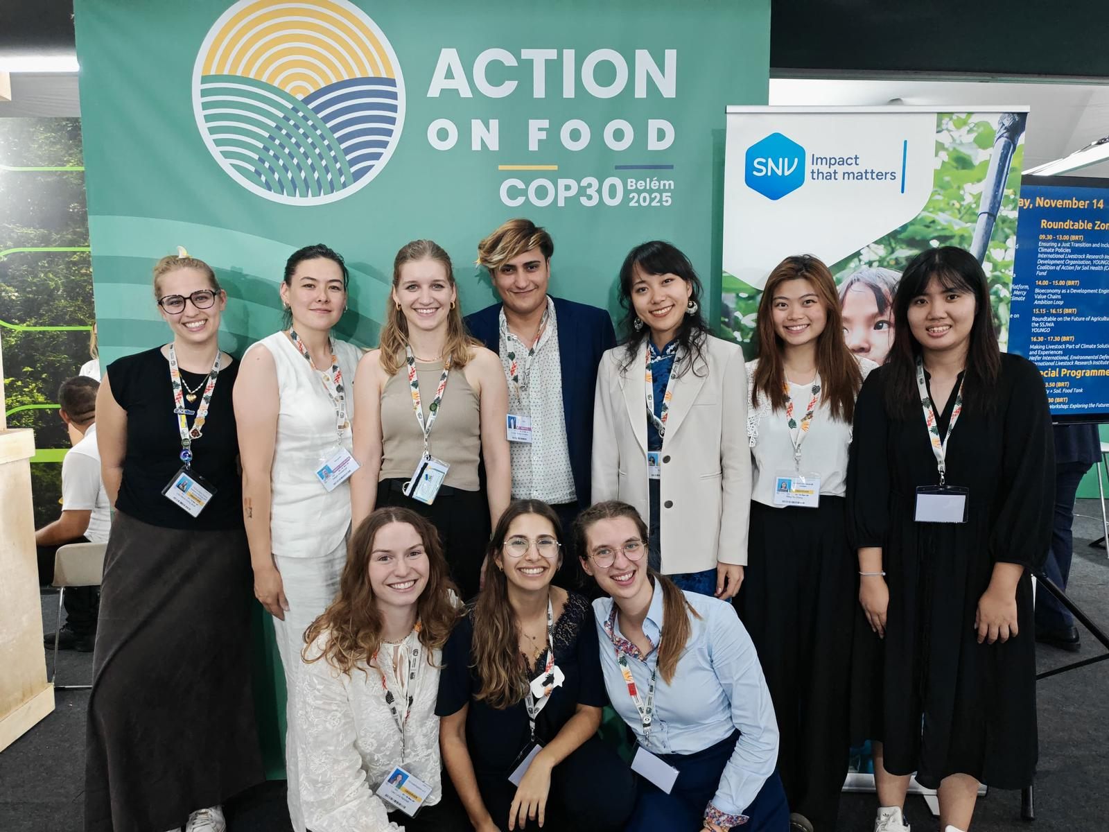 YOUNGO Food & Agriculture delegation at COP30