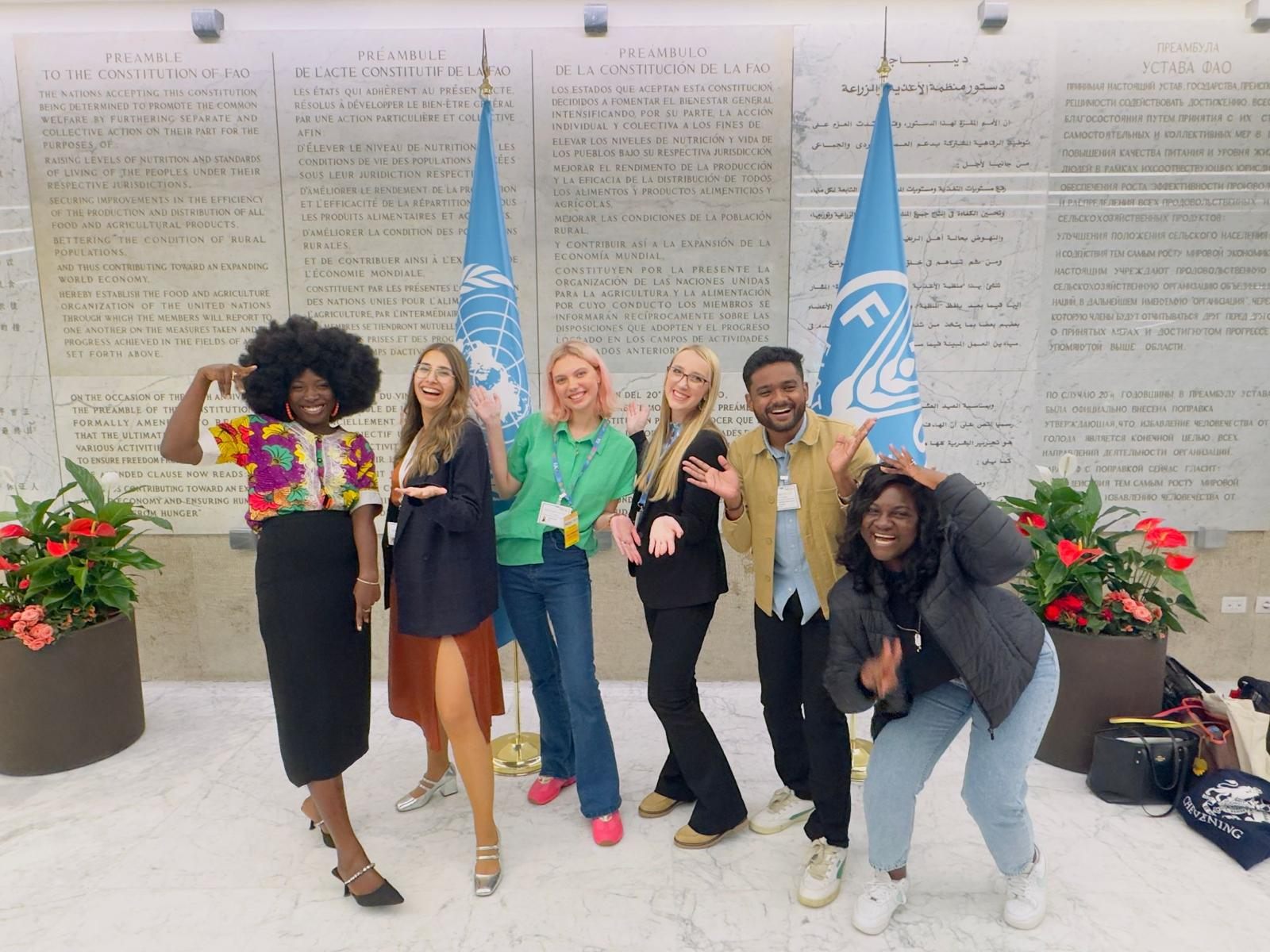 YOUNGO Food & Agriculture delegation at the World Food Forum